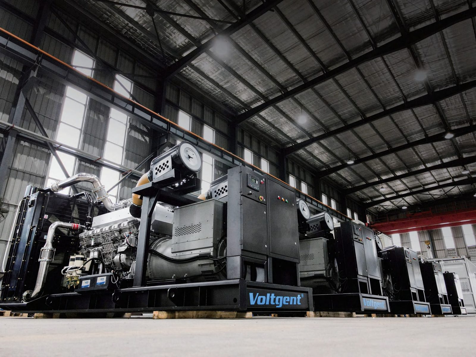 Silent Type generator sets in silent type configuration